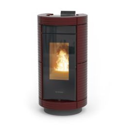 Thermorossi pellet thermo stove DORICA Maiolica Idra 21 5 stars