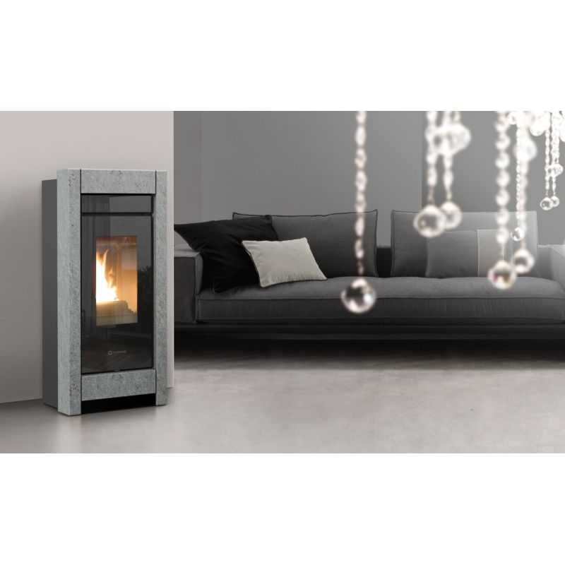 Thermorossi pellet thermo stove ESSENZA Stone Idra 21 5 stars