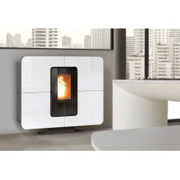 Thermorossi SLIMQUADRO IDRA pellet thermo stove