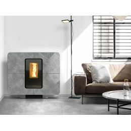 Thermorossi SLIMQUADRO IDRA 14 Gres pellet thermo stove