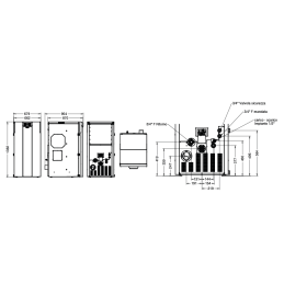 Thermorossi COMPACT S26 GT5 24.4 Kw pellet boiler