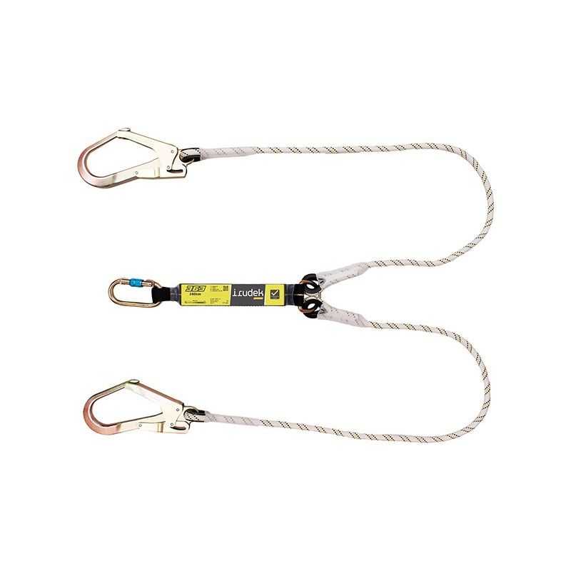 IRUDEK 363 double energy absorber with EN355 carabiners