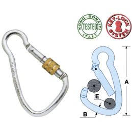 Carabiner connector for KONG ART.436 fall arrester