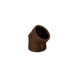 45° bend RM2C4 ISO25 HAMMERED COPPER Double wall flue