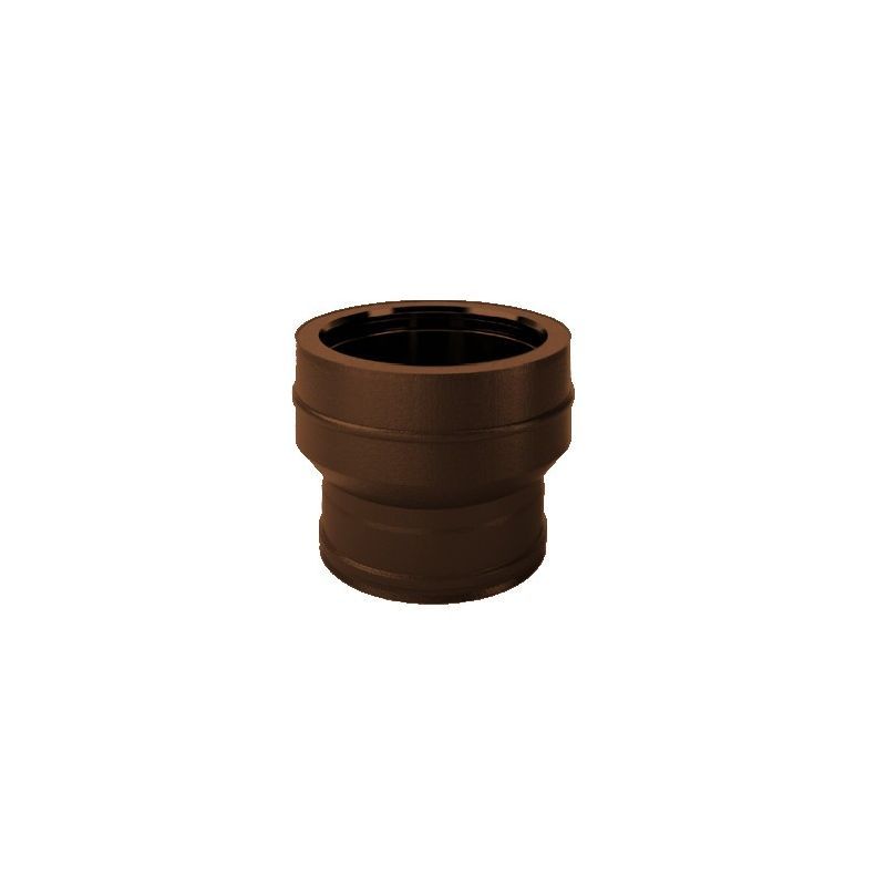 Single-double joint RM2RCI ISO25 HAMMERED COPPER Double wall flue