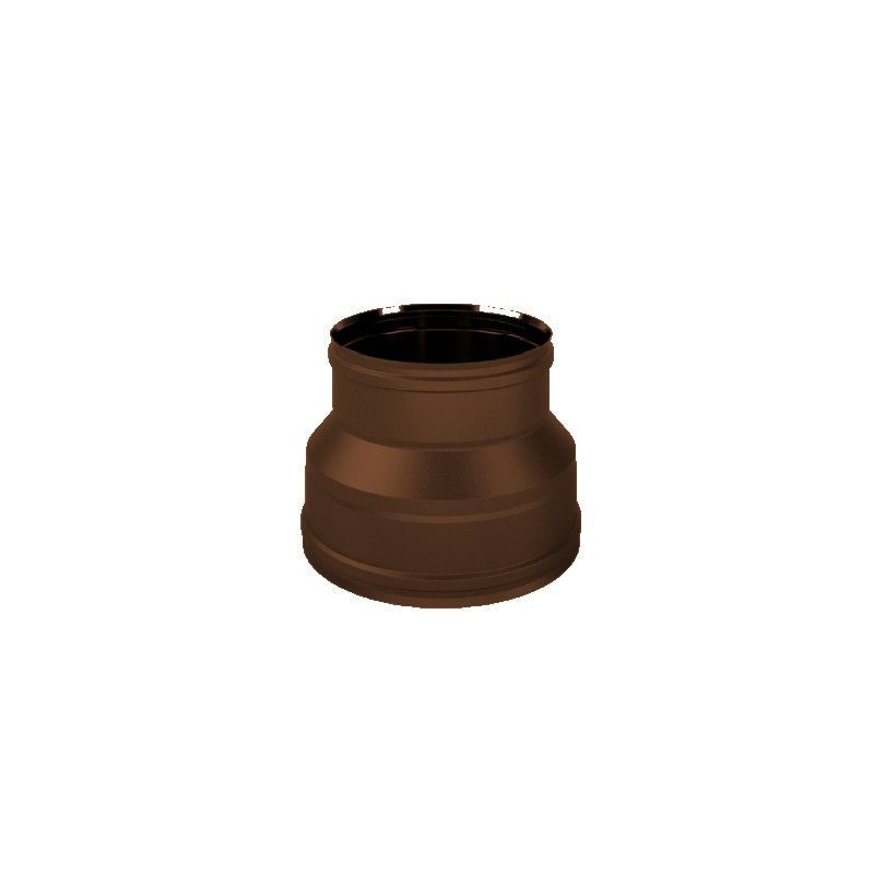 Double-mono junction RM2RCU ISO25 HAMMERED COPPER Double wall flue