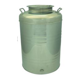 Steel oil container IL FUSTO INOX 50 lt. 36x59H