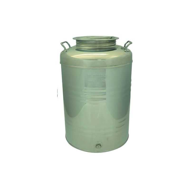 Steel oil container IL FUSTO INOX 50 lt. 36x59H