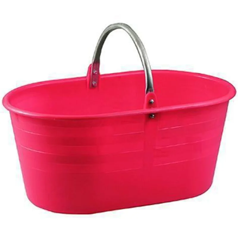 Oval agricultural basket 51x31x21h 25 litres with handle