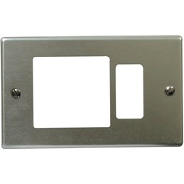 Aluminum plate for electrical sockets compatible with Magic - 1