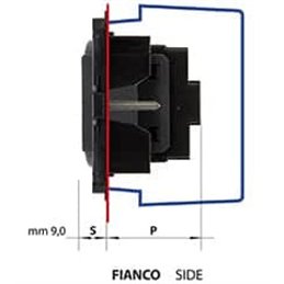 Single-pole switch fruit 10A Flexì FEB 14000