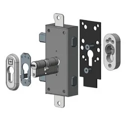 Mottura 38.328N lock with cylinder predisposition