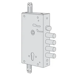 Serratura Cisa 1.56515.28.B ad ingranaggi per porta blindata