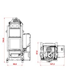 Caminetto ibrido pellet/legna PALAZZETTI Multifire NT ARIA