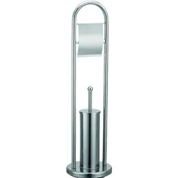 VIGOR 42271-35 Stainless Steel Toilet Roll Holder and Brush Stand