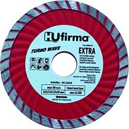 Disco diamantato HU-Firma Turbo Wave Rosso d.115mm 52810-15