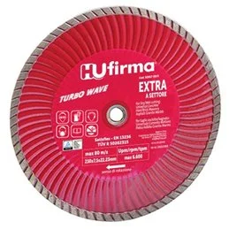 Disco diamantato HU-Firma Turbo Wave Rosso d.230mm 52817-20