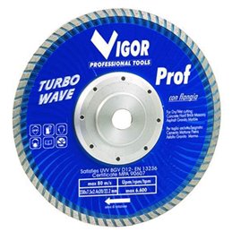 Diamond Blade HU-Firma Turbo Wave Blue d.230mm with FLANGE