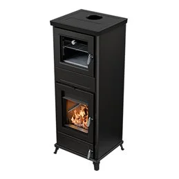 Wood-burning thermo stove FLORA Easy Thermorossi 15.1 kW 5 stars Ready to start