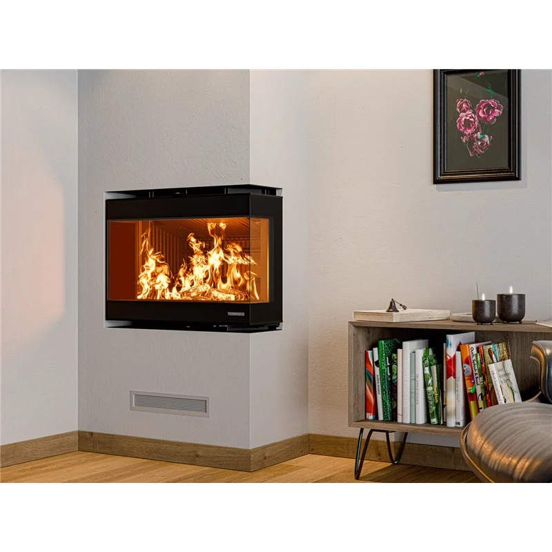 PANORAMA Thermorossi 10.5 kW 5 star corner wood insert