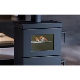 Stufa a legna con forno Thermorossi Zen O 7,7 Kw