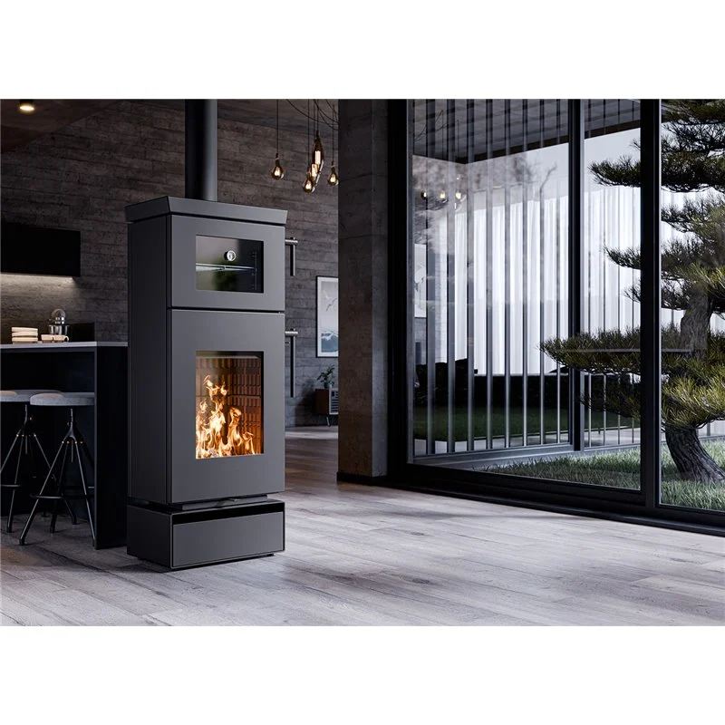 Wood stove with oven Thermorossi Zen O 7.7 Kw