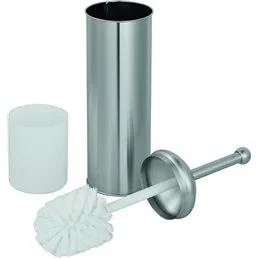 VIGOR 42271-30 round stainless steel free-standing toilet brush holder