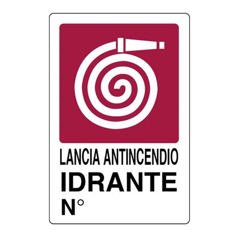 Plastic sign 300X200LANCIA ANTINCENDIO