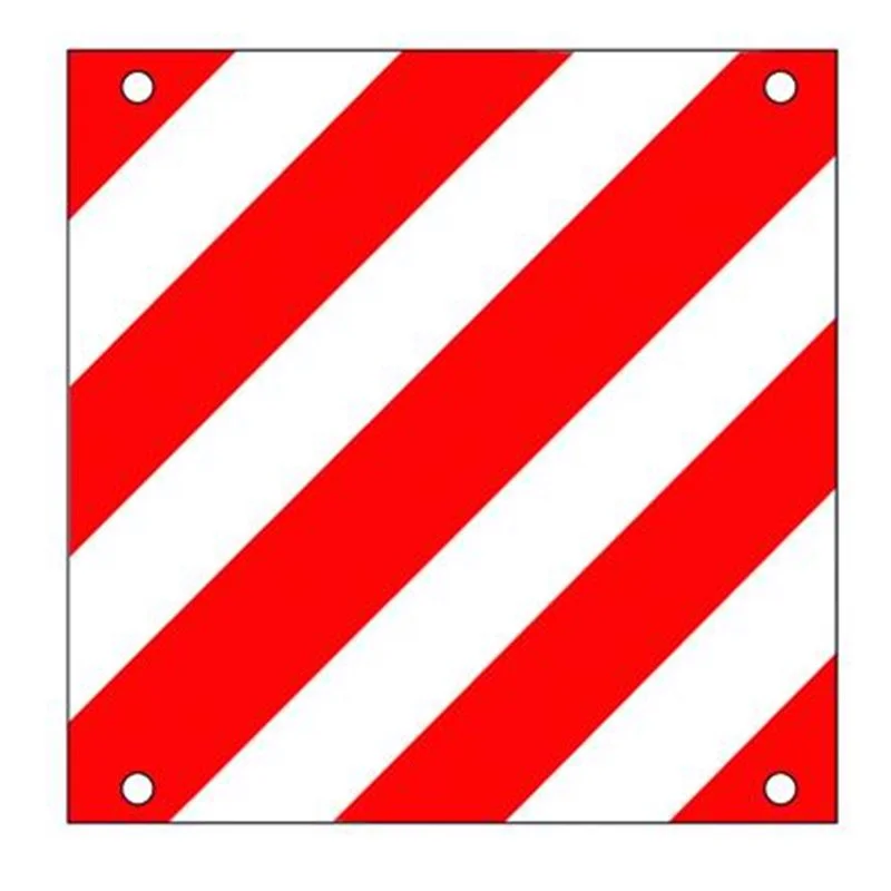 Aluminum signal sign 500X500 PROJECTING LOADS APPROVED