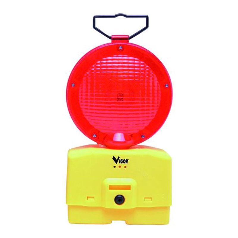 Construction site flasher VIGOR LED red light 34650-10