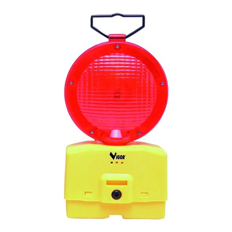 Lampeggiatore da cantiere VIGOR LED luce rossa 34650-10