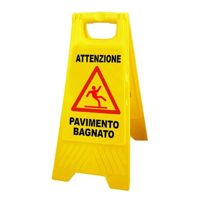 Wet floor sign