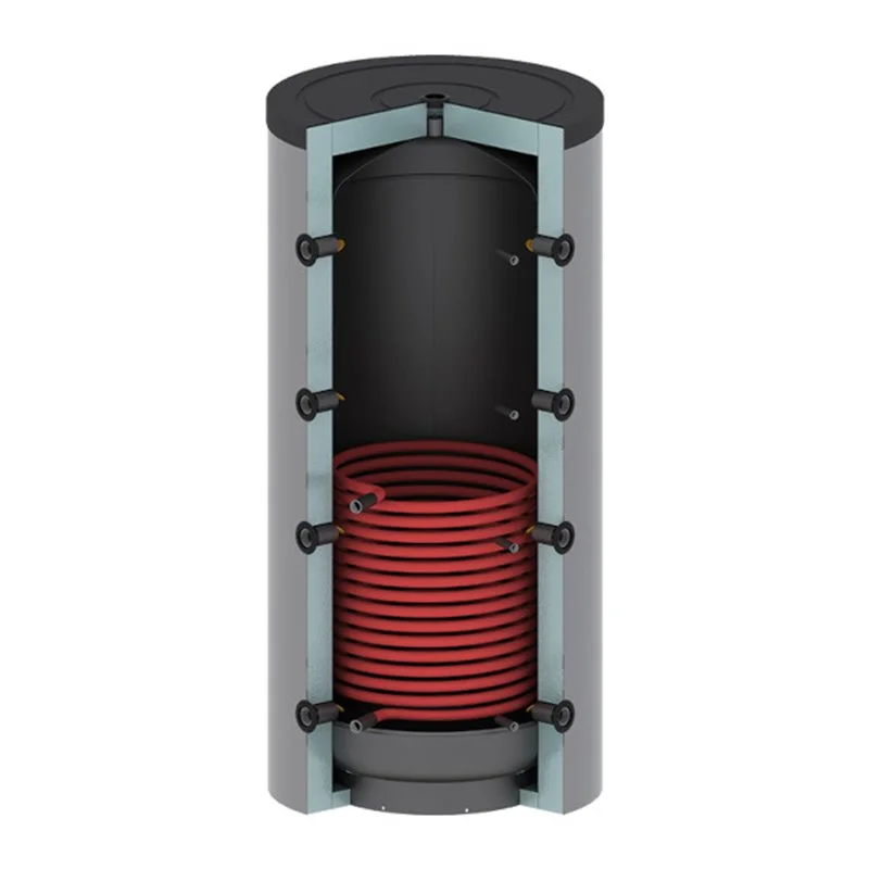 Inertial thermal storage tank with coils 200 LT KS Plantek