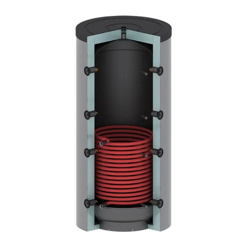 Inertial thermal storage tank with coils 800 LT KS Plantek Inertial thermal storage tank with coils 800 LT KS Plantek