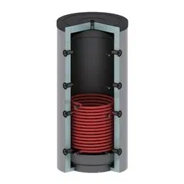 Inertial thermal storage tank with coils 600 LT KS Plantek