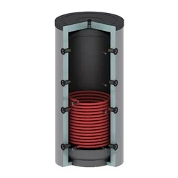 Serbatoio accumulo termico inerziale con serpentine 1000 LT KS