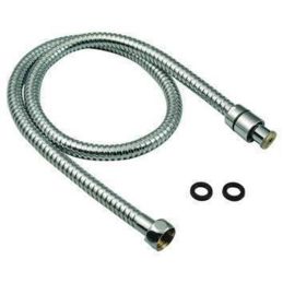 Shower hose in chromed brass