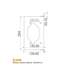 MOIA DMVR0774 mounting plate for RTE locks