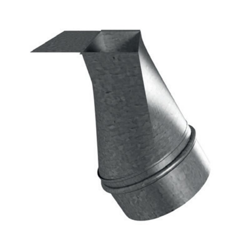 Connection nozzle with slot for fireplace grill BF DESIGN