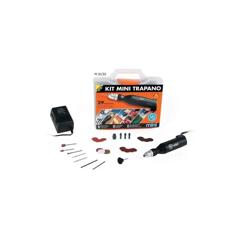 Mini trapano di precisione M.9150 PG MINI 12V in Kit