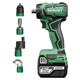 TRAPANO AVVITATORE CORDLESS TESTE INTERCAMBIABILI HIKOKI