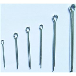 HU-FIRMA 67372 Split Cotter Pin Assortment 555 Pieces