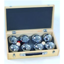 Set per gioco BOCCE PETANCA d.73mm 8 pezzi BLINKY 99600