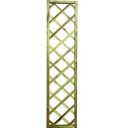 Rectangular wooden grid panel 180 x 40 cm. hole 9x9
