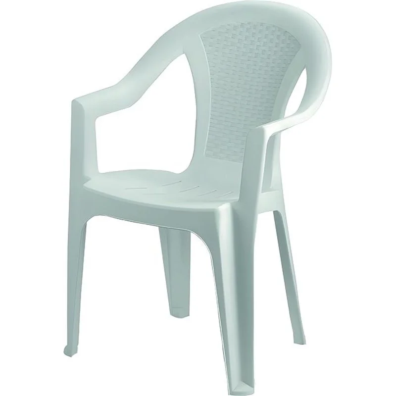PP chair with armrests ISCHIA 54x46x81cm white PP chair with armrests ISCHIA 54x46x81cm white