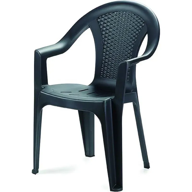 PP chair with armrests ISCHIA 54x46x81cm anthracite