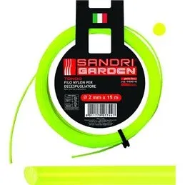 Nylon line for brushcutter section. round d.2.0mm 15 mtl