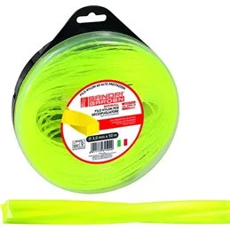 Filo in nylon per decespugliatore sez. spirale d.3.0mm 50 mtl.