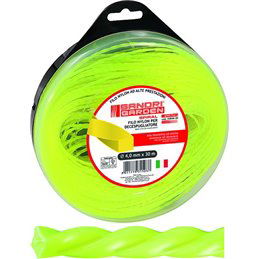 Filo in nylon per decespugliatore sez. spirale d.4.0mm 30 mtl.