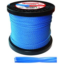 Nylon wire for square brush cutter Aluminium-S d.4.0mm 120 mtl.